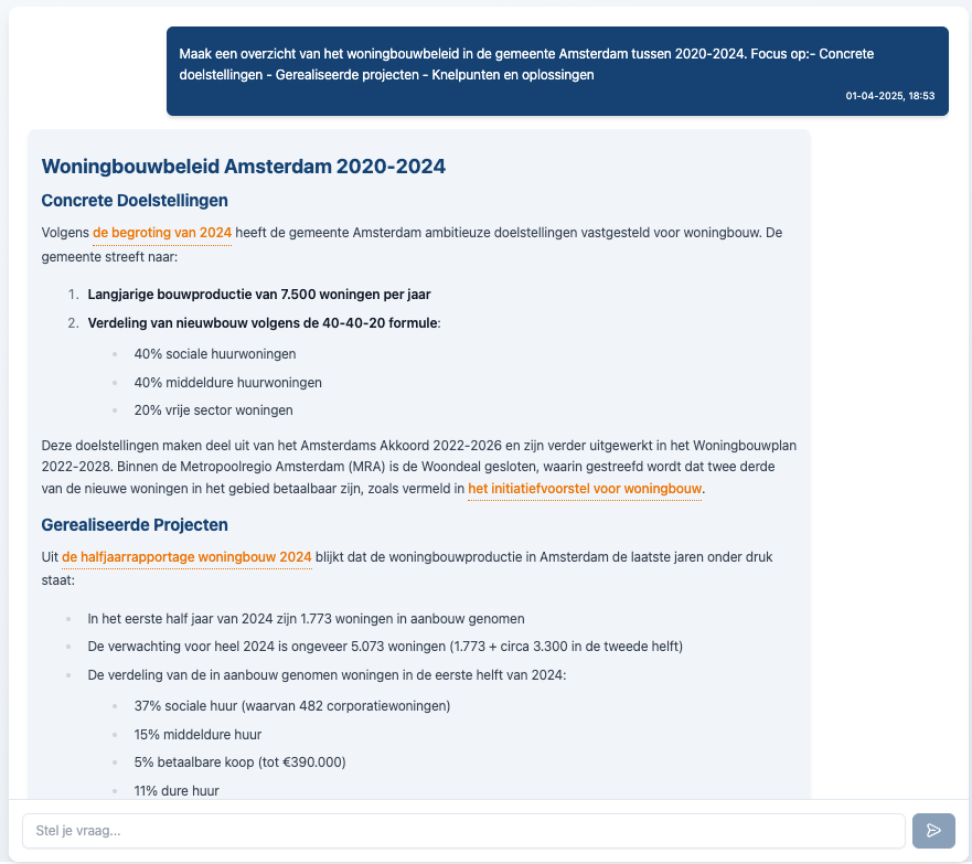 BeleidsradarGPT analyse van gemeentelijk woningbouwbeleid